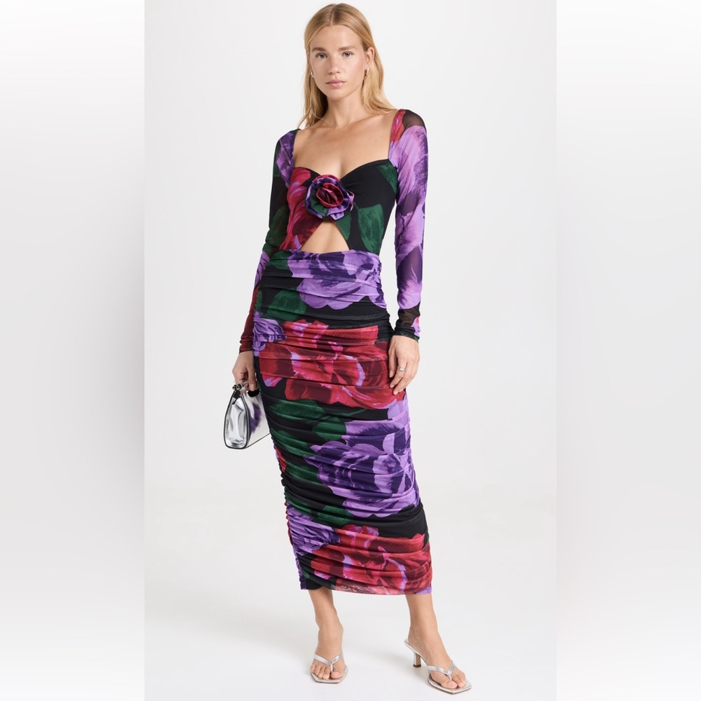 AFRM Sierra Rosette Dress (XS)